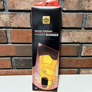 NEW Spenco PolySorb Walker/Runner Replacement Shoe Insoles Size 1 Womens 5-6